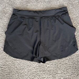 Lululemon Find Your Pace Lined Black Shorts Size 12